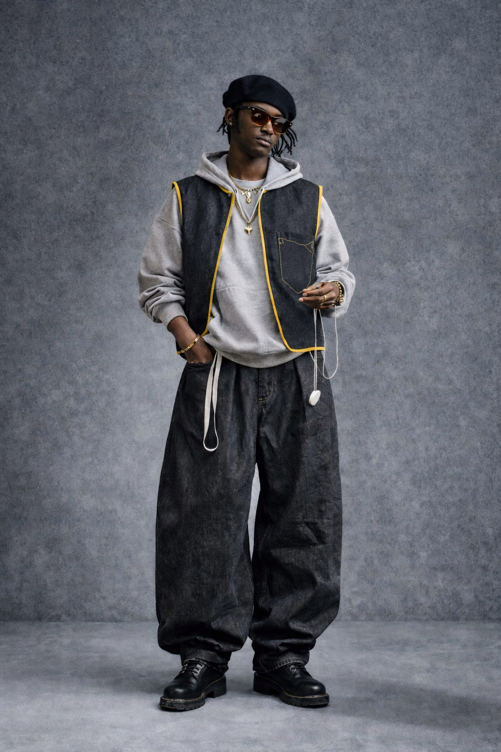 Pantalon BARREL en denim