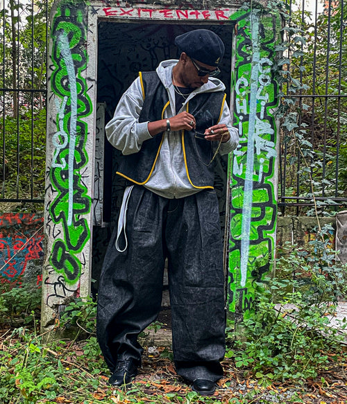 Pantalon BARREL en denim